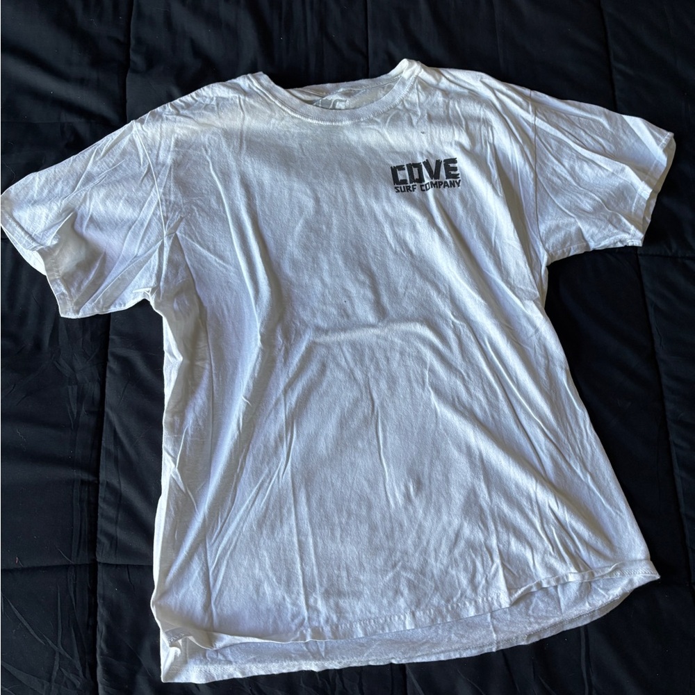 Cove White Graphic Tee